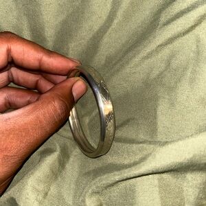 Silver women's Bangle